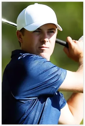Jordan Spieth Golf Poster42 Canvas Poster Bedroom Decor Sports Landscape Office Room Decor Gift Unframe:24x36inch(60x90cm)