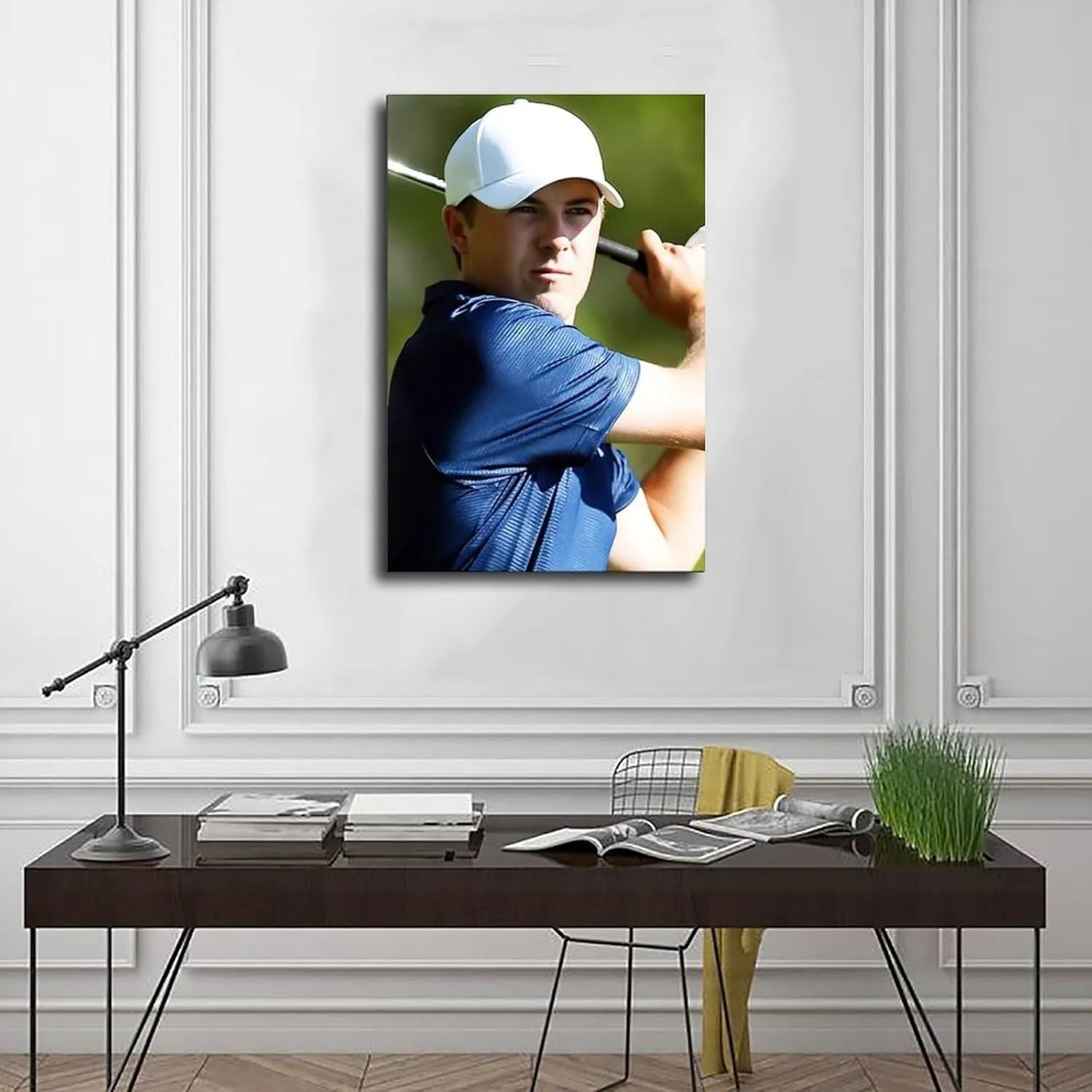 Jordan Spieth Golf Poster42 Canvas Poster Bedroom Decor Sports Landscape Office Room Decor Gift Unframe:24x36inch(60x90cm)