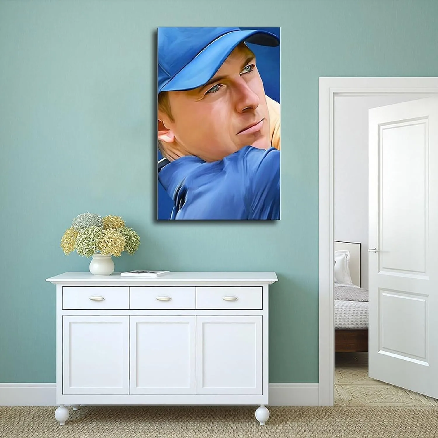 Jordan Spieth Golf Poster48 Canvas Poster Wall Art Decor Print Picture Paintings for Living Room Bedroom Decoration Unframe:24x36inch(60x90cm)