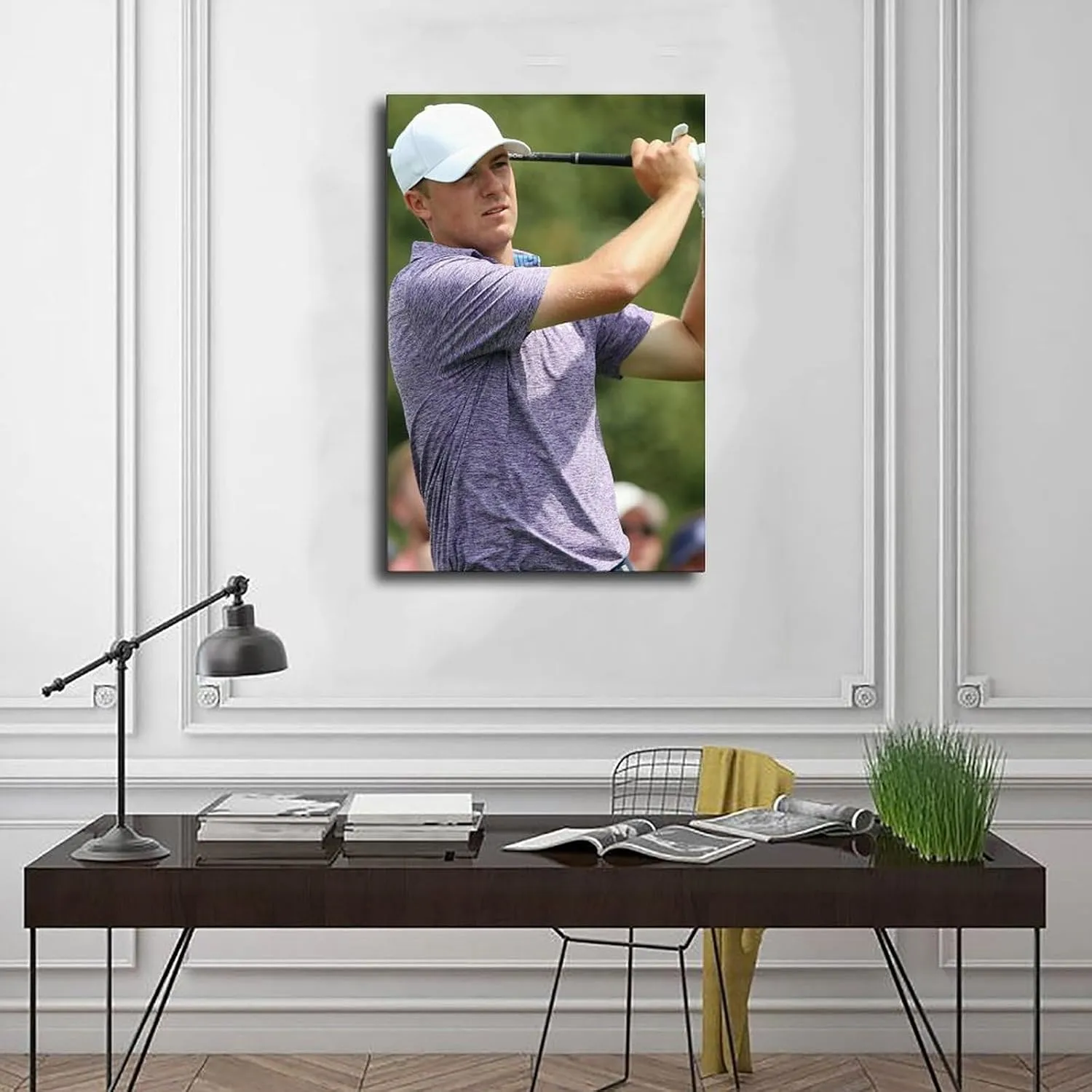 Jordan Spieth Golf Poster65 Canvas Poster Bedroom Decor Sports Landscape Office Room Decor Gift Unframe:12x18inch(30x45cm)