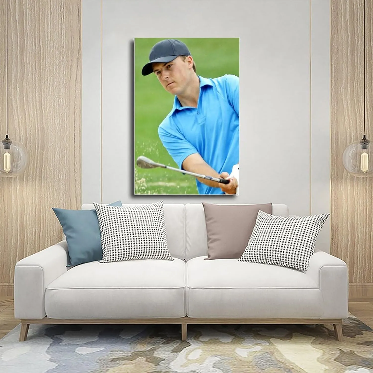 Jordan Spieth Golf Poster81 Canvas Poster Bedroom Decor Sports Landscape Office Room Decor Gift Unframe:12x18inch(30x45cm)
