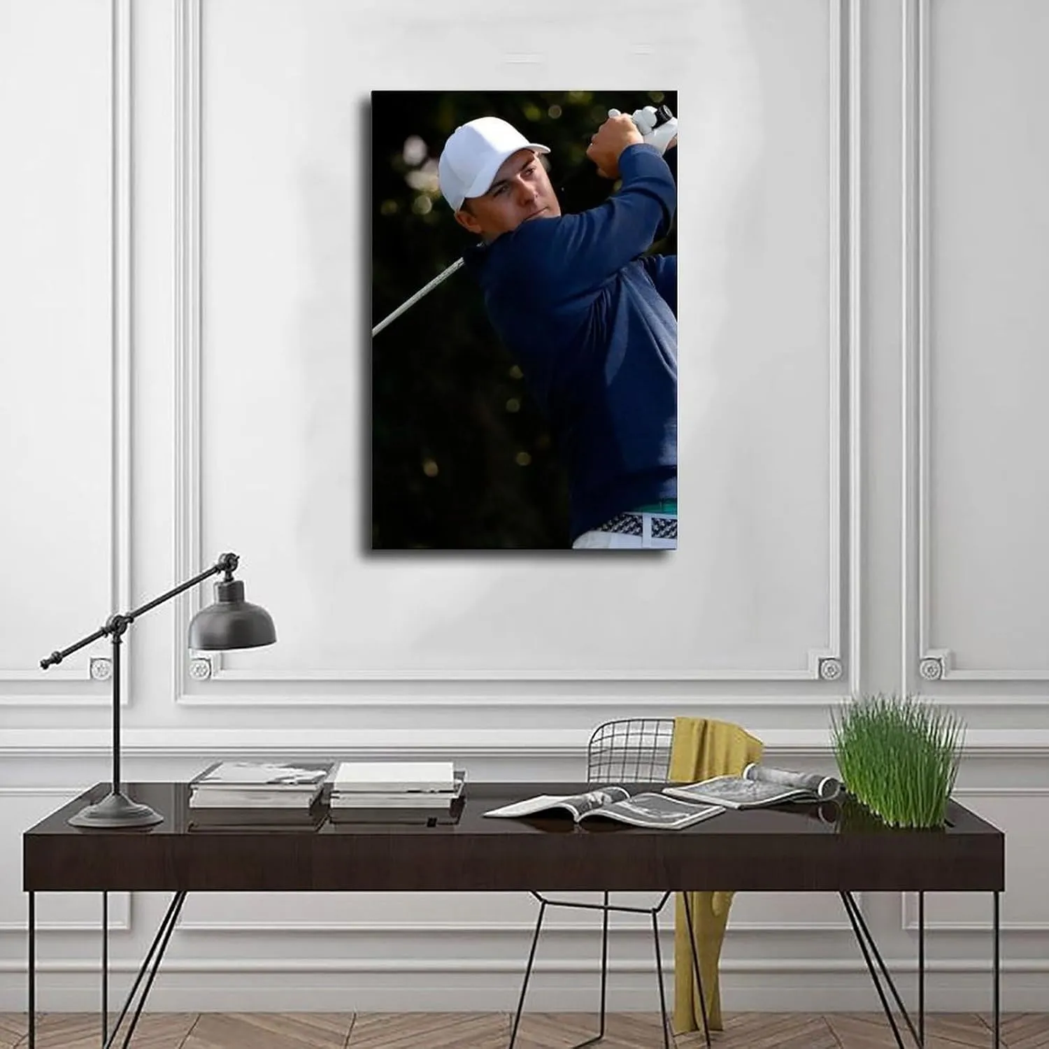 Jordan Spieth Golf Poster87 Canvas Poster Bedroom Decor Sports Landscape Office Room Decor Gift Unframe:16x24inch(40x60cm)