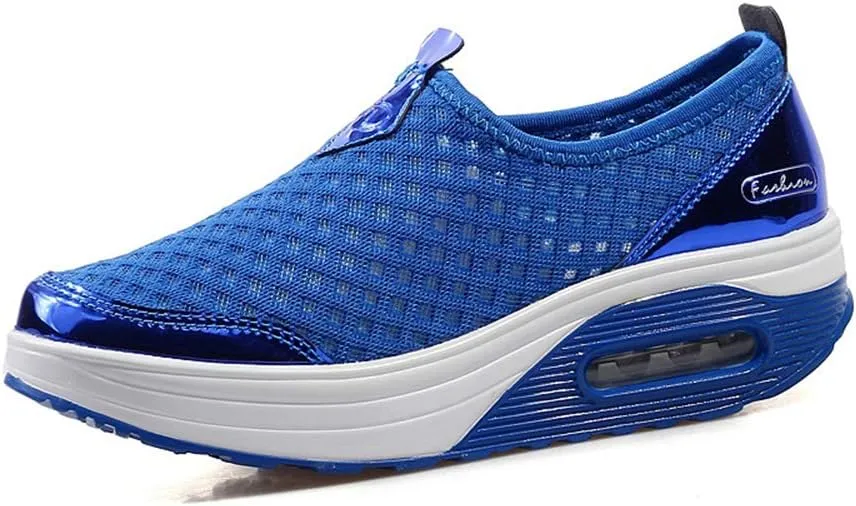 jukka Women's Mesh Air Cushion Shake Size 3.5-8UK Sneakers Hollow Network Mesh Go Running Trainers Athletic Walk Gym Shoes Sport Run