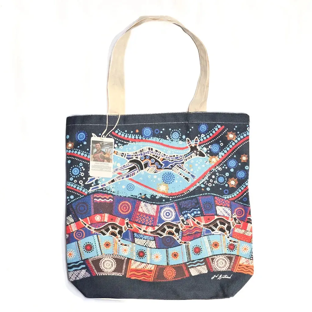 Kangaroo Dreaming Canvas Bag