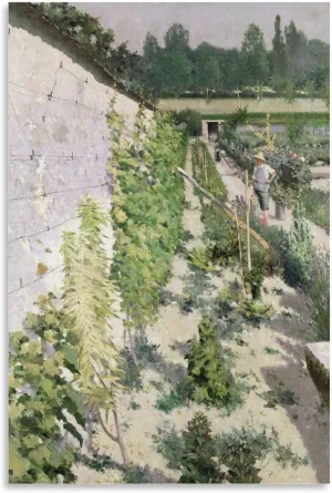 Karl Fredrick Nordstrom,Garden in Grez,art Prints,Vintage Art,canvas Wall Art,famous Art Prints, Canvas Art Poster And Wall Art Picture Print Modern Family Bedroom Decor Posters 20x30inch(50x75cm)