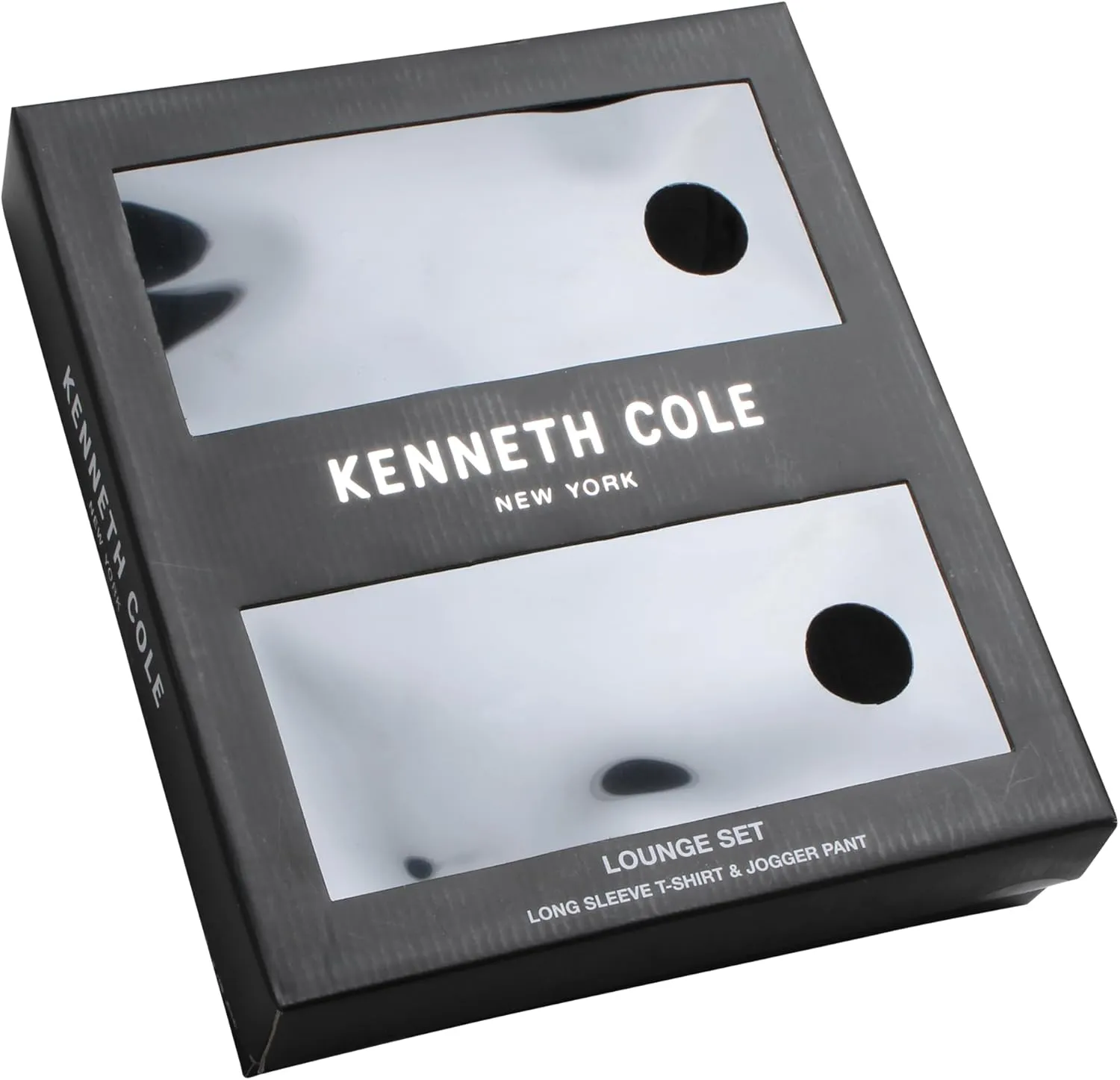 Kenneth Cole Men's Pajama Set - 2 Piece Long Sleeve Shirt and Pajama Pants, Soft Cotton Sleepwear Pj Set for Men (M-XL)