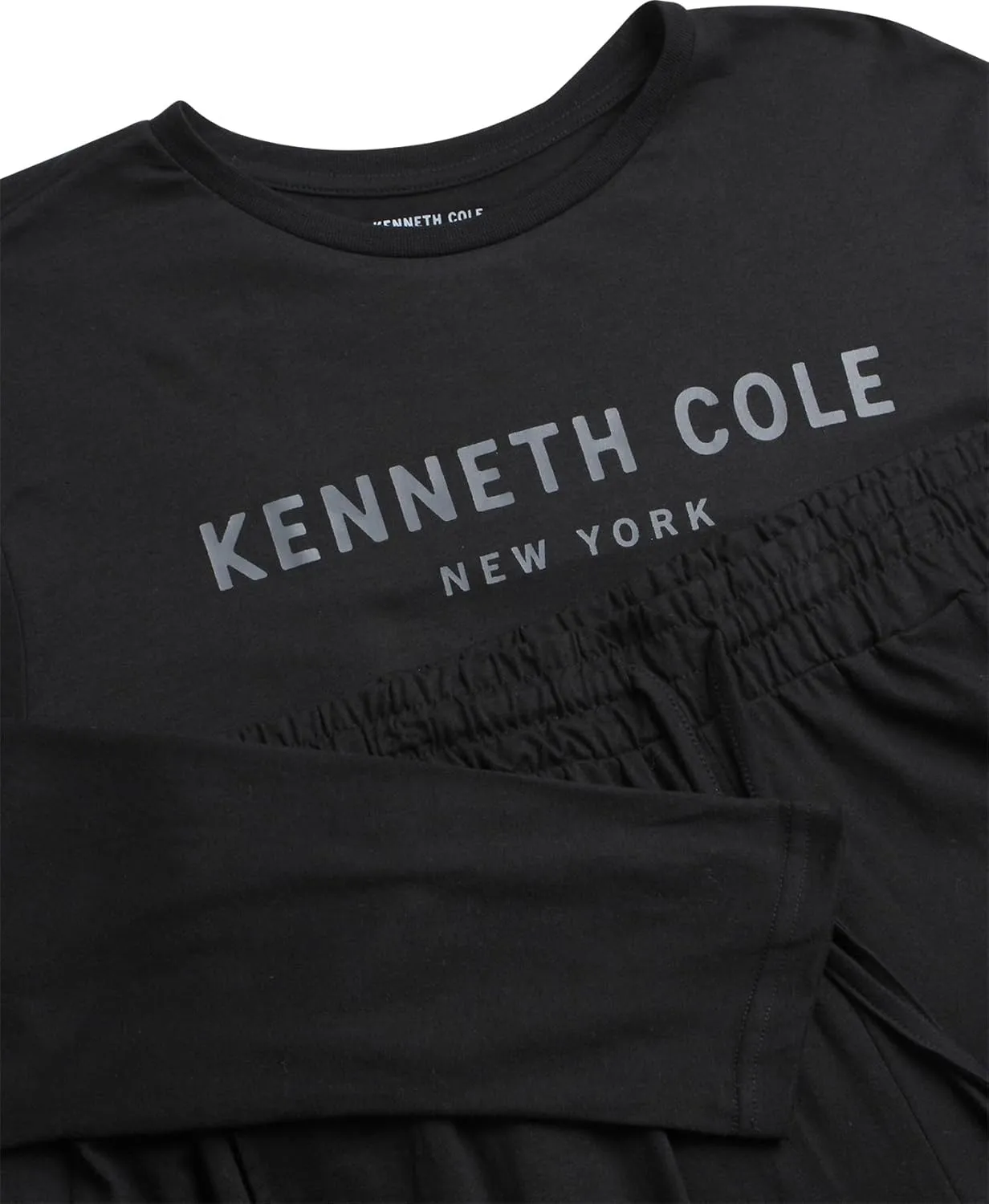 Kenneth Cole Men's Pajama Set - 2 Piece Long Sleeve Shirt and Pajama Pants, Soft Cotton Sleepwear Pj Set for Men (M-XL)