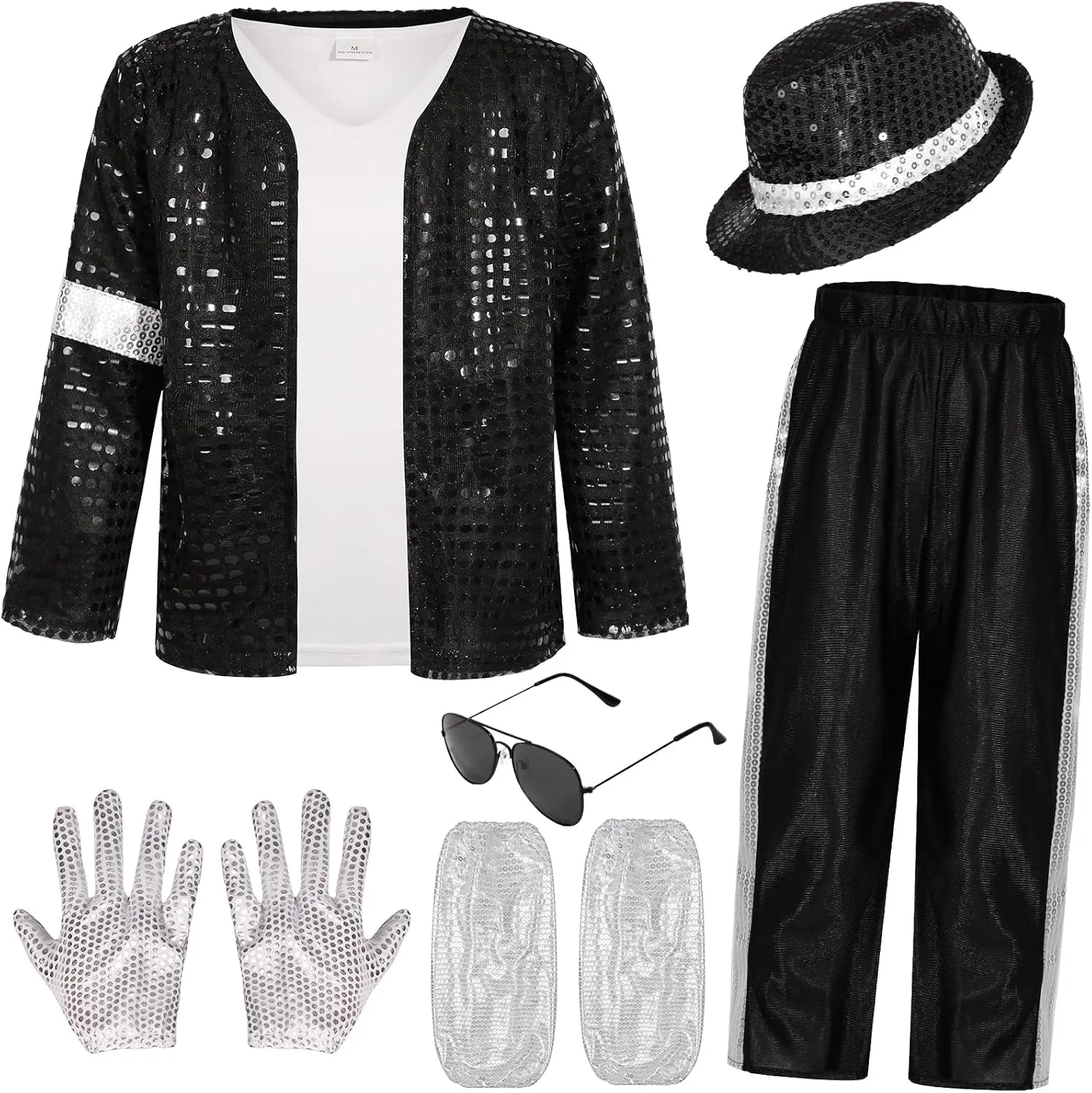 Kids 80s 90s Pop Star Costume, Dance Party Outfit, Halloween Costume