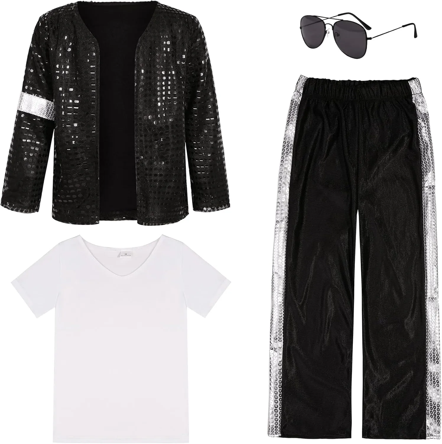Kids 80s 90s Pop Star Costume, Dance Party Outfit, Halloween Costume