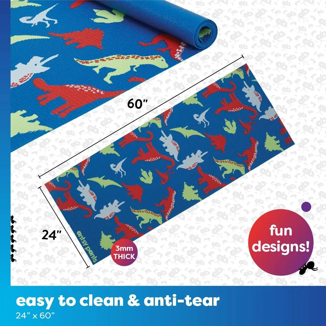 Kids Yoga Mat - Yoga Mat for Kids, Yoga Mats for Home Workout, Travel Yoga Mat, Yoga Mat Non Slip, 60” x 24”, 3mm Free of Toxic Phthalates