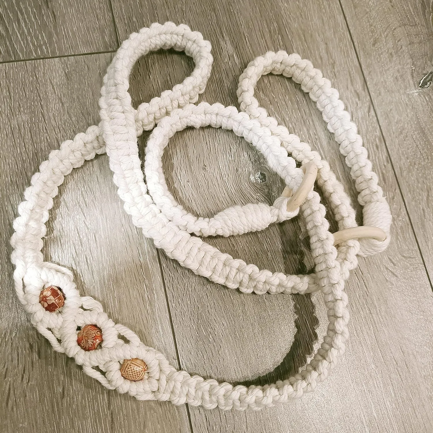 kiido Macrame Yoga Mat Carrying Strap [MAT NOT Included], Hand Woven Multi-Purpose Strap/Carrier