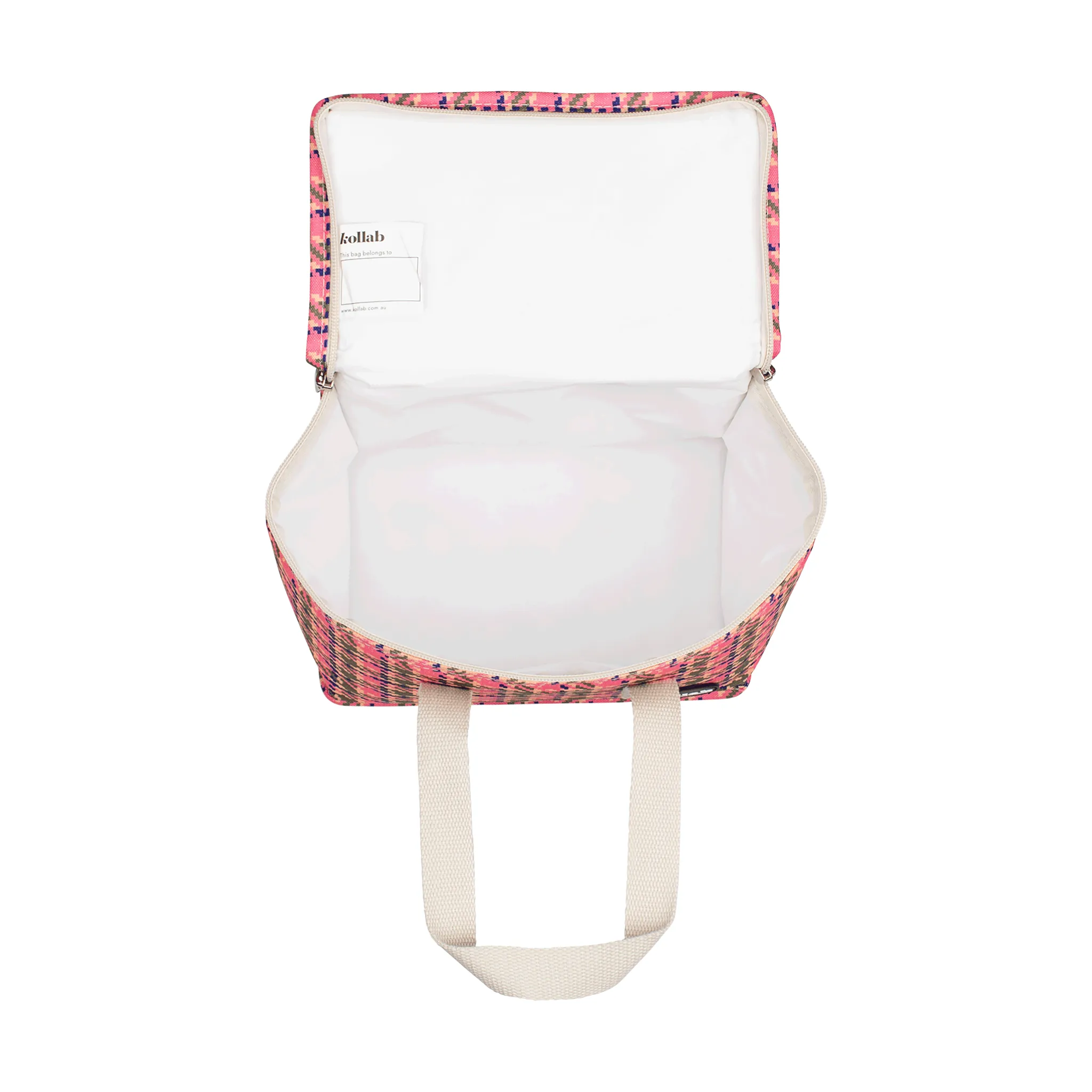 Kollab | Holiday Lunch Box | Pink Houndstooth