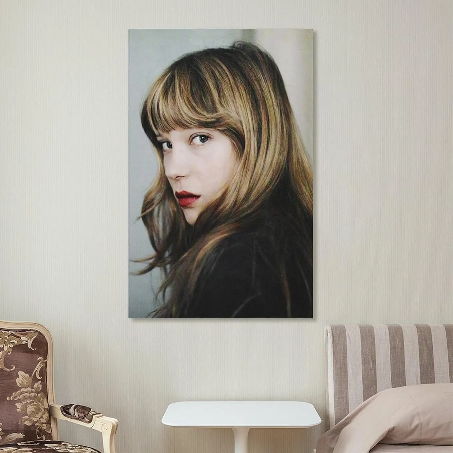 Léa Seydoux Poster Art Wallpaper (4) Picture Print Wall Art Poster Painting Canvas Posters Artworks Room Aesthetic 20x30inch(50x75cm)