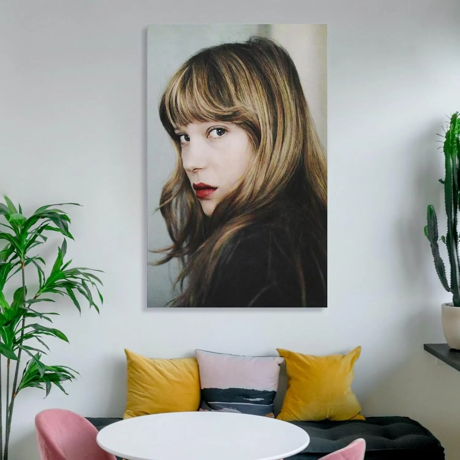 Léa Seydoux Poster Art Wallpaper (4) Picture Print Wall Art Poster Painting Canvas Posters Artworks Room Aesthetic 20x30inch(50x75cm)