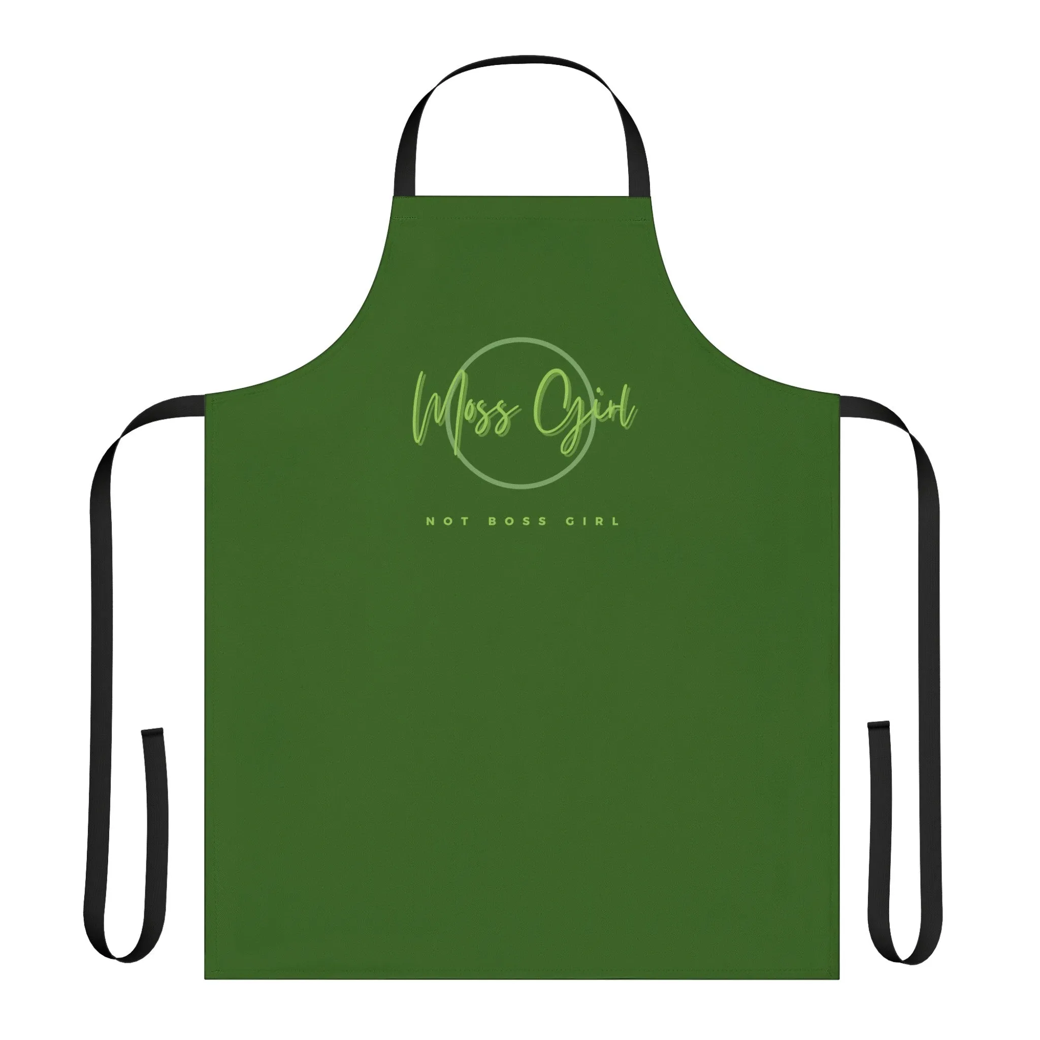 Ladies Gardening Apron, Moss Girl, Not Boss Girl