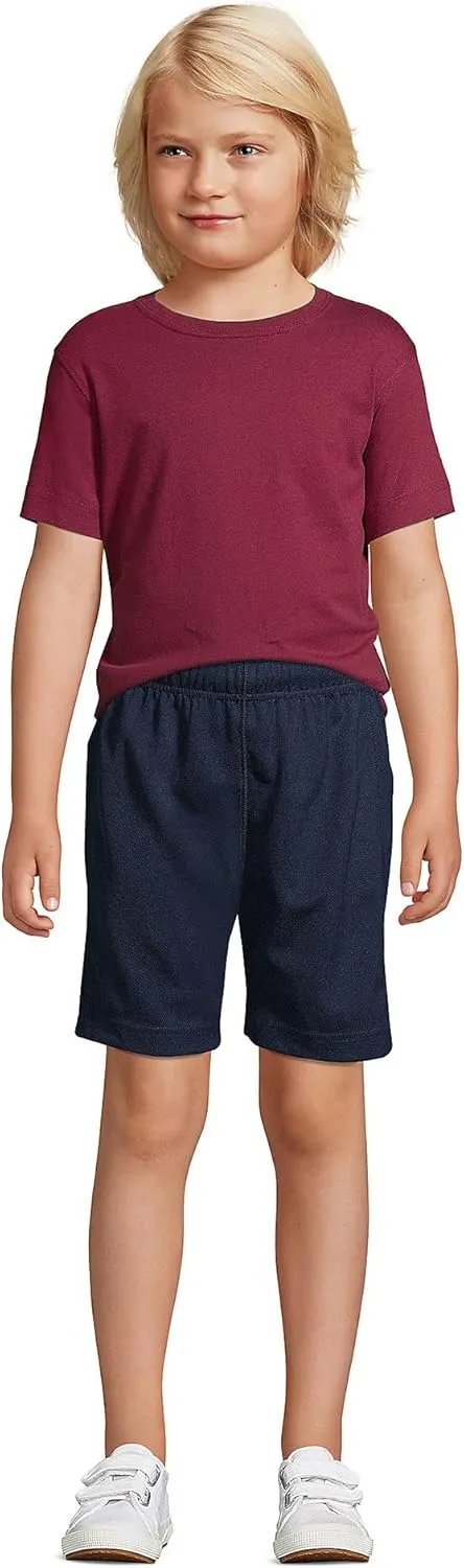Lands' End School Uniform Boys Mesh Gym Shorts