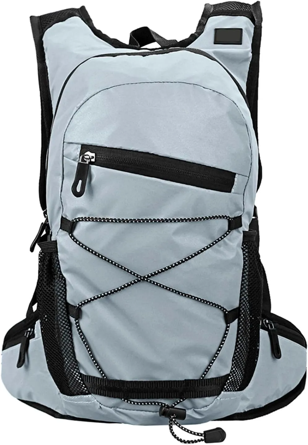 Large Capacity Hydration Backpack, 8L Reflective Cycling Backpack with Water Bladder Compartment, Breathable and Comfortable for Outdoor Sports, Running, Hiking
