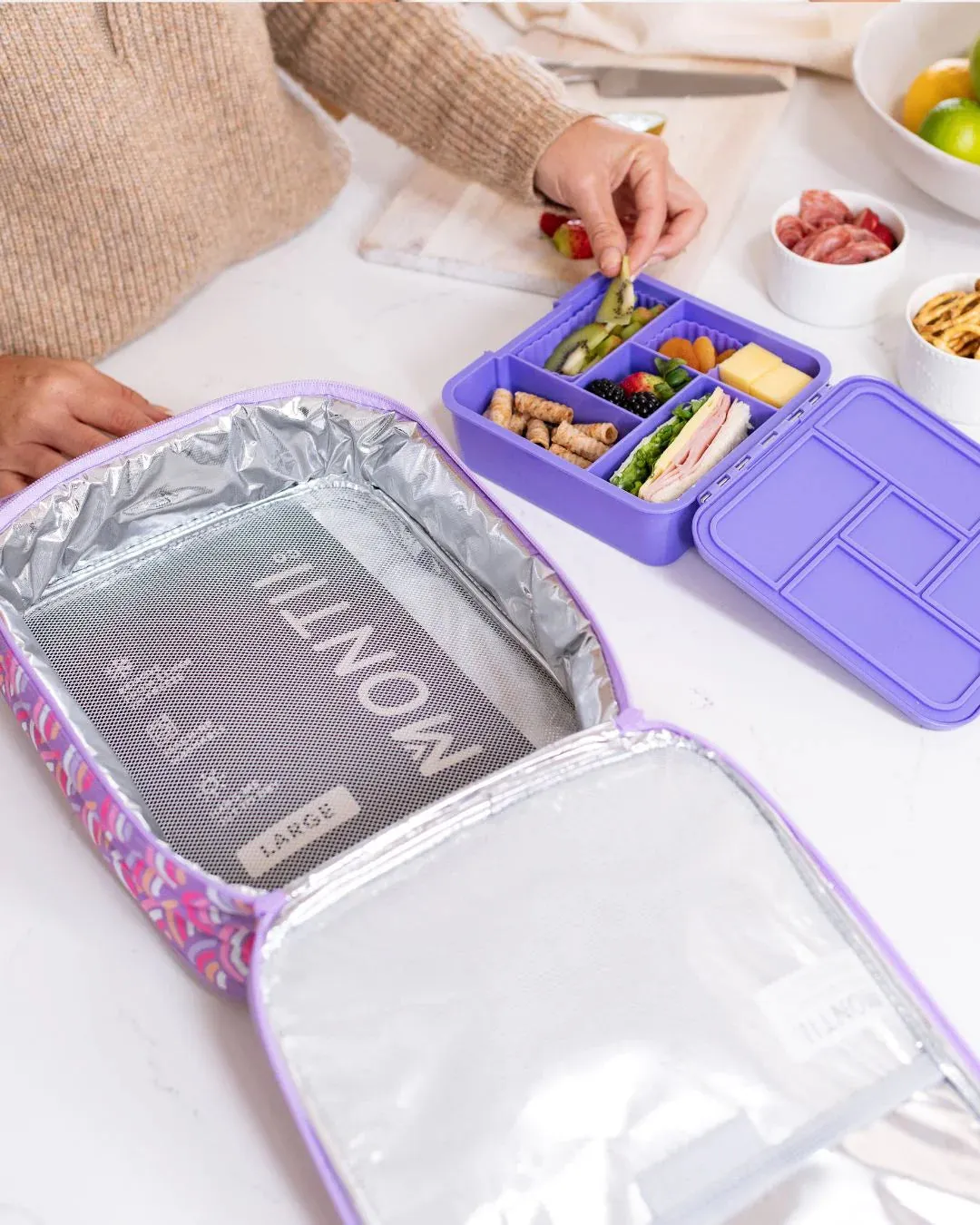 Large Insulated Lunch Bag | Rainbow Roller