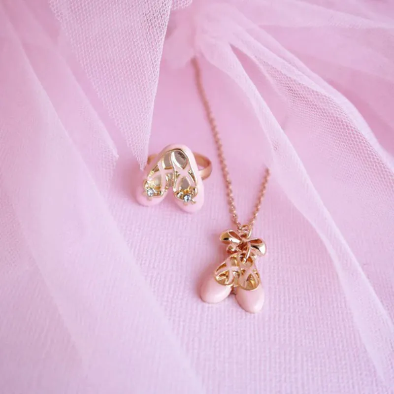 Lauren Hinkley Necklace - Ballet Slippers