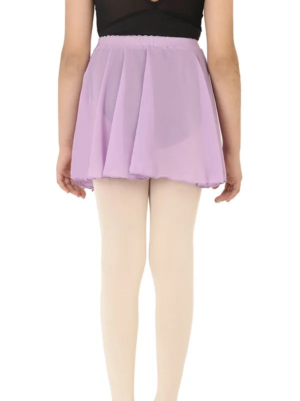 Lavender Tutu Chiffon Elastic Pull Up Skirt for Ballet Dance