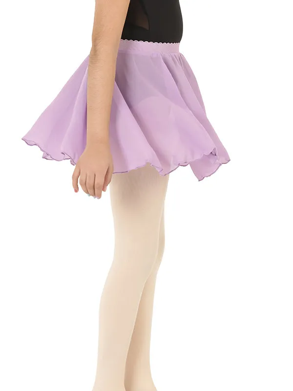 Lavender Tutu Chiffon Elastic Pull Up Skirt for Ballet Dance
