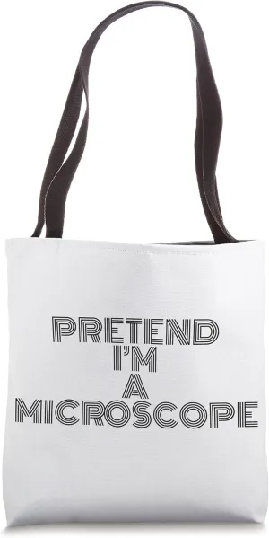 Lazy Halloween Costume Pretend I'm A Microscope Simple Tote Bag