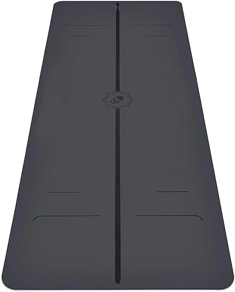 Liforme Evolve Yoga Mat – Free Yoga Bag Included - Patented Alignment System, Warrior-like Grip, Non-slip, Eco-friendly, Sweat-Resistant, Long, Wide, 4.2mm thick mat for comfort