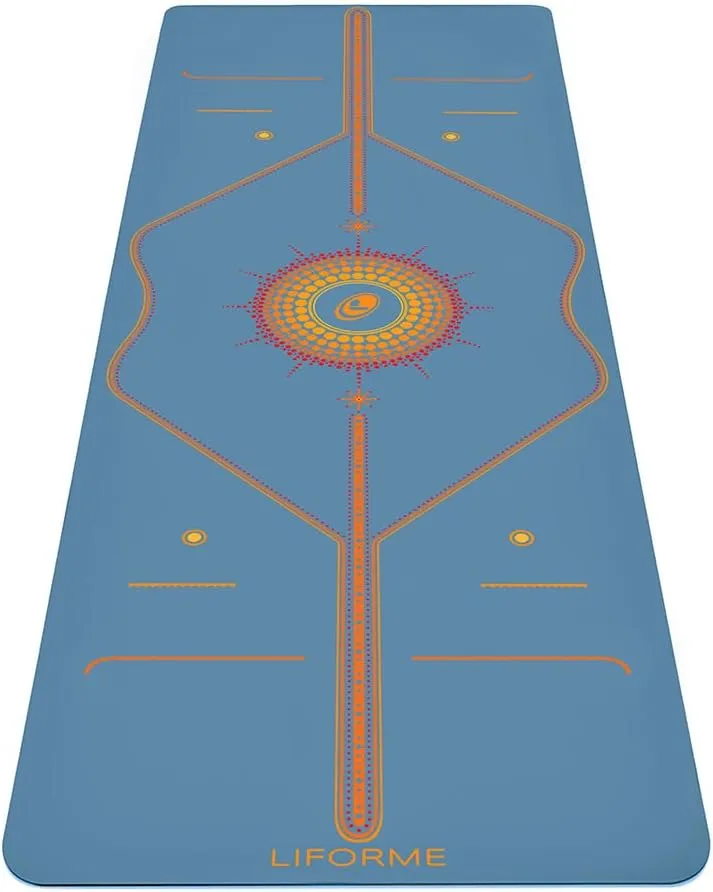 Liforme Printed Yoga Mat - Ultimate Alignment & Grip