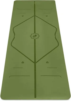 Liforme Travel Yoga mat – Patented Alignment System, Warrior-Like Grip, Non-Slip, Eco-Friendly, Ultra-Lightweight and Sweat Resistant, Made with Natural Rubber