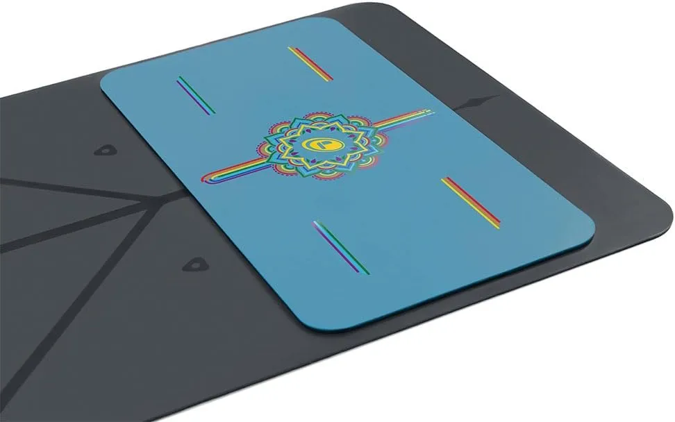 Liforme Yoga Pad - Patented Alignment System, Warrior-like Grip, Non-slip, Eco-friendly, 4.2mm Thick Pad for Knee, Elbow and Hand Support