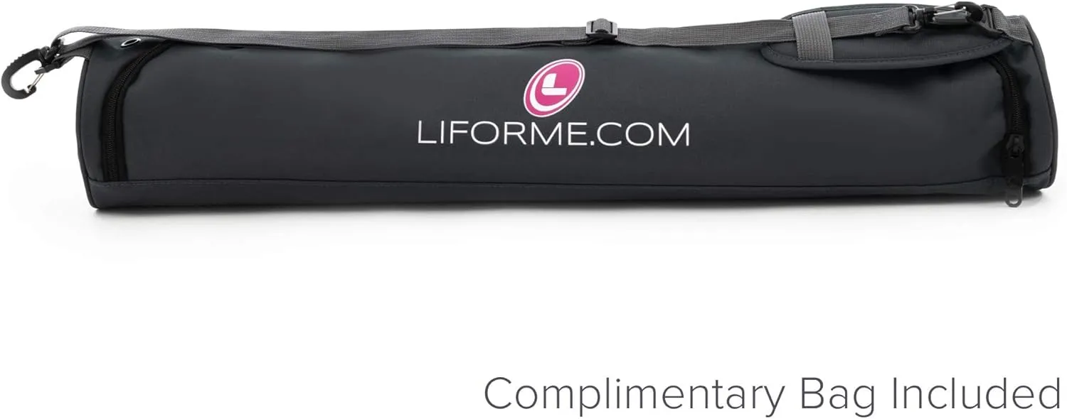Liforme Yoga Pad - Patented Alignment System, Warrior-like Grip, Non-slip, Eco-friendly, 4.2mm Thick Pad for Knee, Elbow and Hand Support