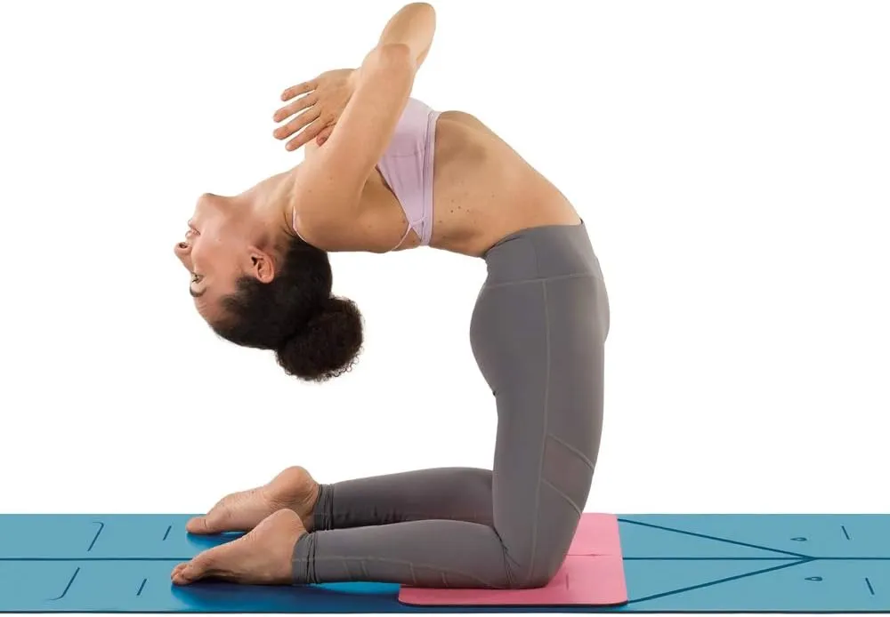 Liforme Yoga Pad - Patented Alignment System, Warrior-like Grip, Non-slip, Eco-friendly, 4.2mm Thick Pad for Knee, Elbow and Hand Support