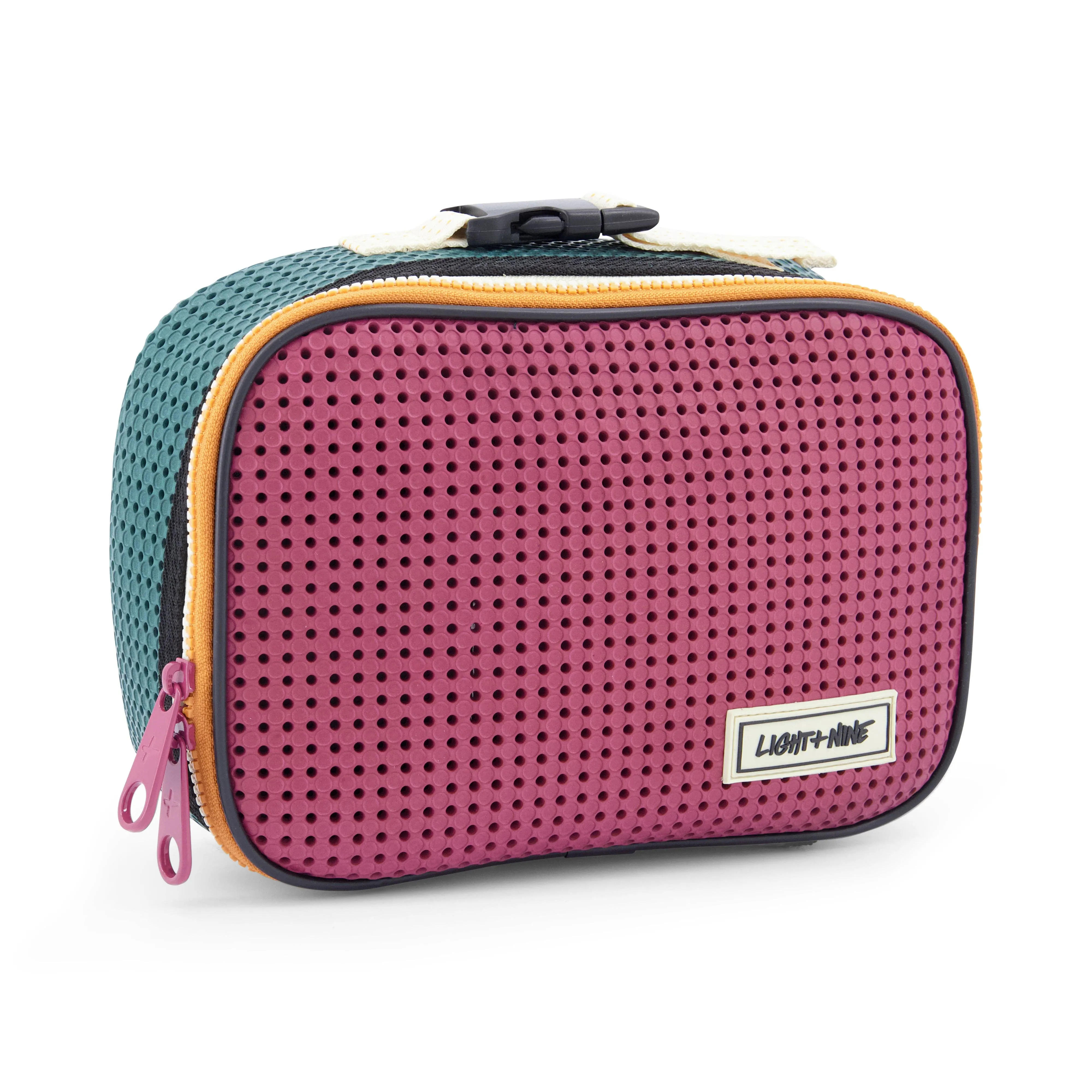 Light   Nine - Insulated Lunch Tote Artist Berry   Green