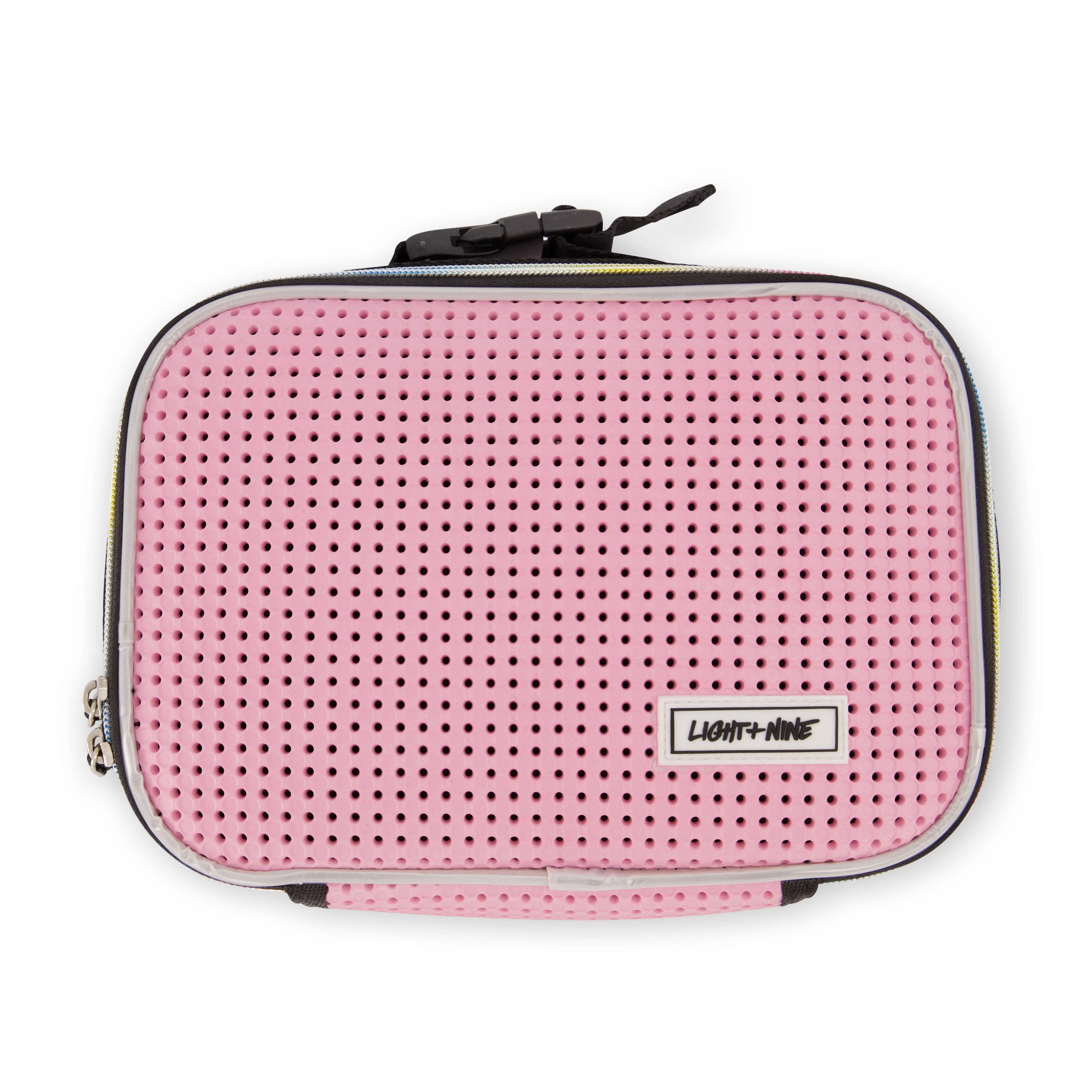 Light   Nine - Insulated Lunch Tote Rainbow Pink