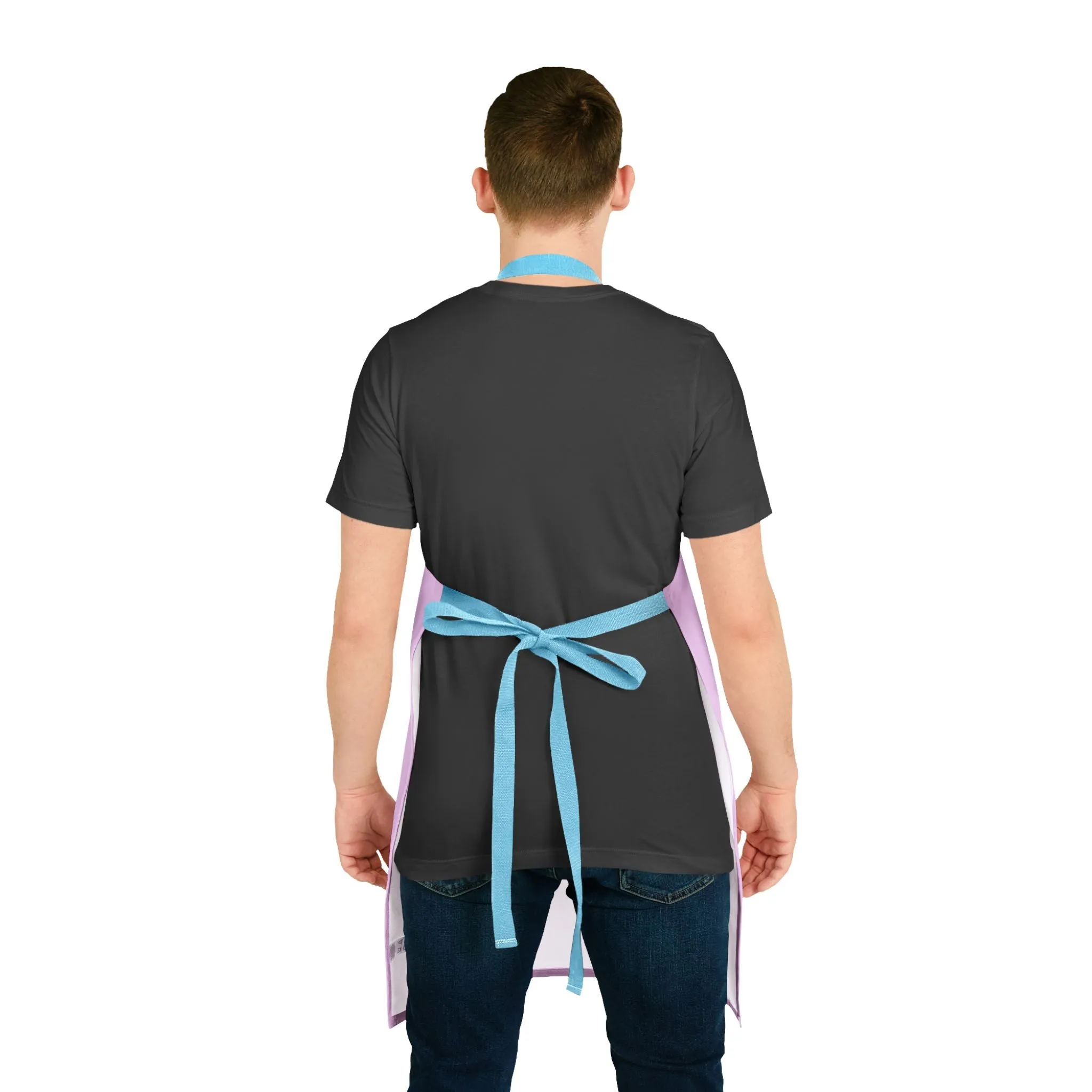 Lilac Mandala Apron - Hand Drawn Art