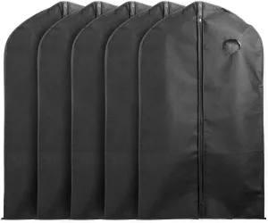 LJNK 5Pcs Garment Bags Garment-shoulder-covers Clothes bags Storage bins Closet organizers and storage Shoe organizer Travel accessories Organization and storage Shoe storage Closet organizer St