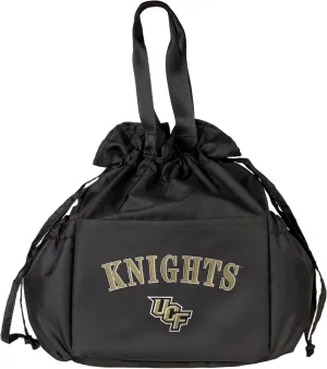 Logo Brands NCAA Central Florida Golden Knights Drawstring Lunch Cooler - Eco-Friendly Recycled Material, Portable Everyday Thermal Bag for Work, School, Tailgating, or Travel