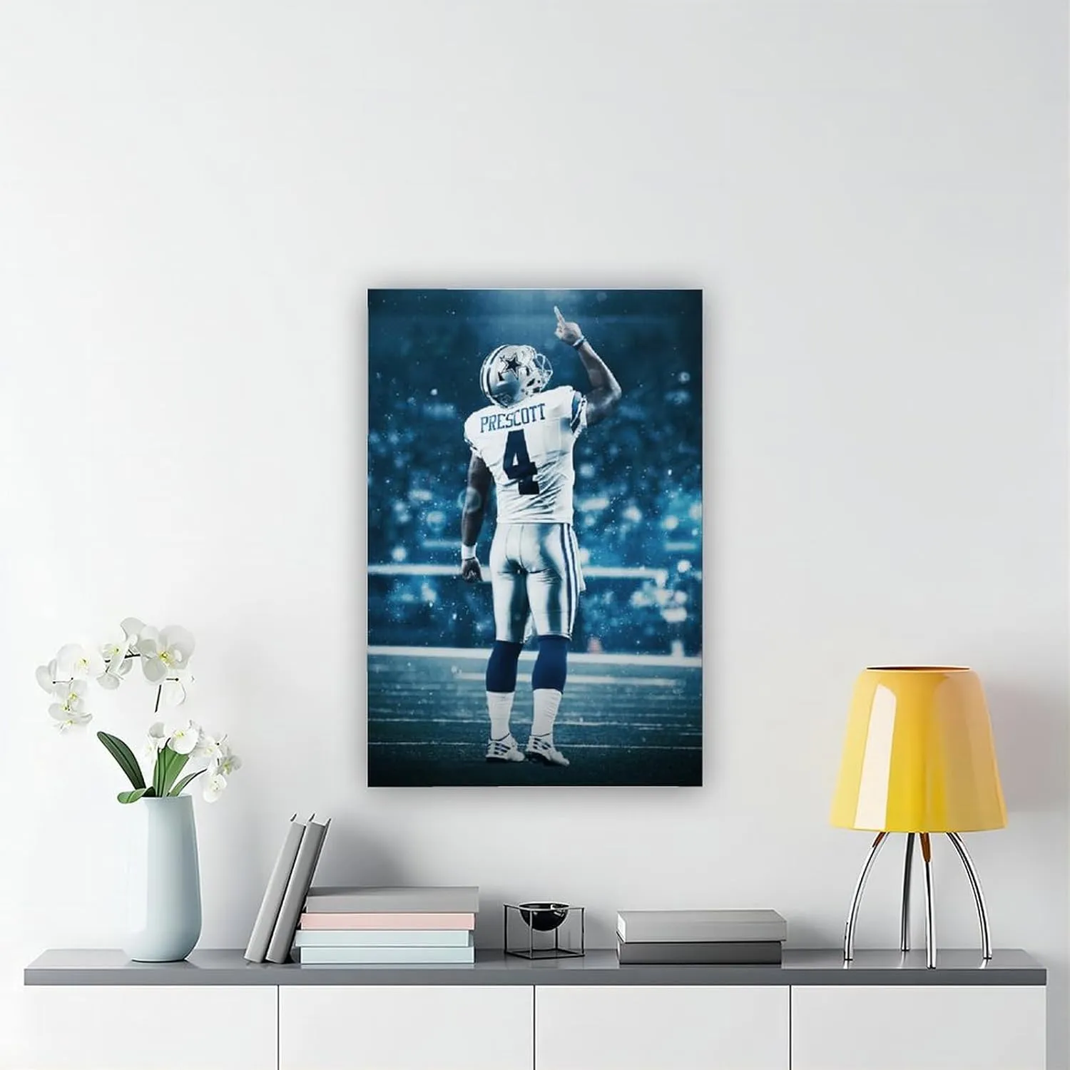 loneium Dak Prescott Sports Celebrity Poster 2 Canvas Poster Bedroom Decor Landscape Office Room Decor Gift Unframe:24x36inch(60x90cm)