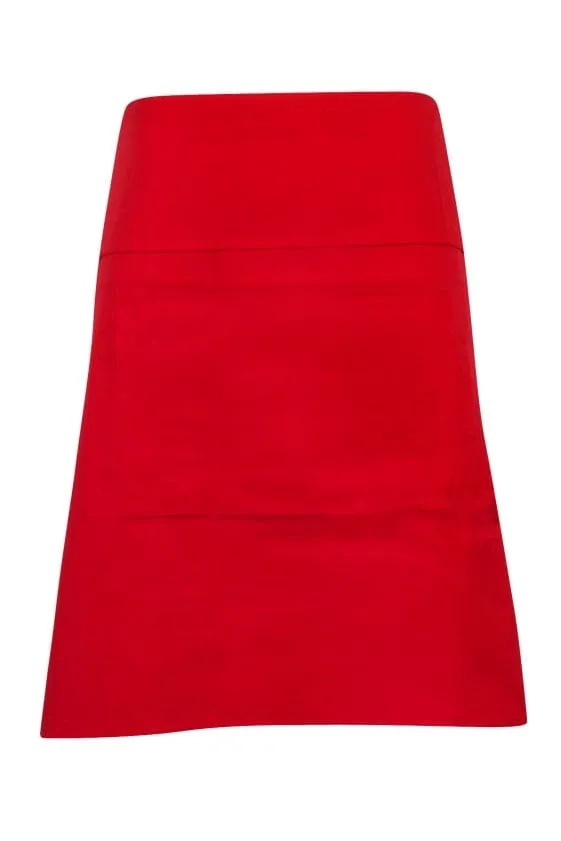 Long Waist Apron - 100% Cotton Canvas