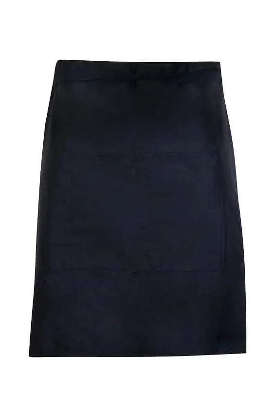 Long Waist Apron - 100% Cotton Canvas