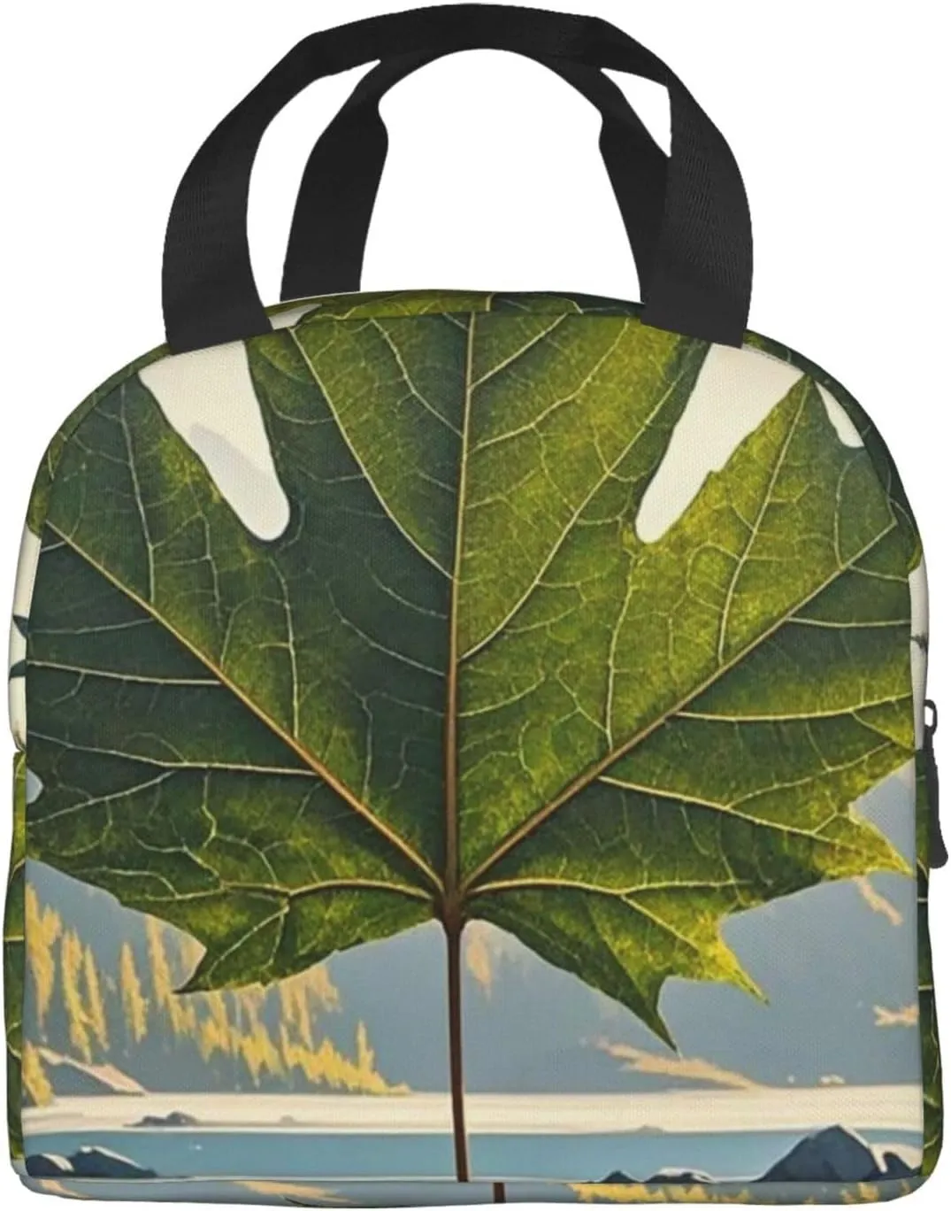 Lunch Bag Insulated Lunch Box for Women Men Canada maple leaf Reusable Lunch Tote Bag for Work Picnic Travel
