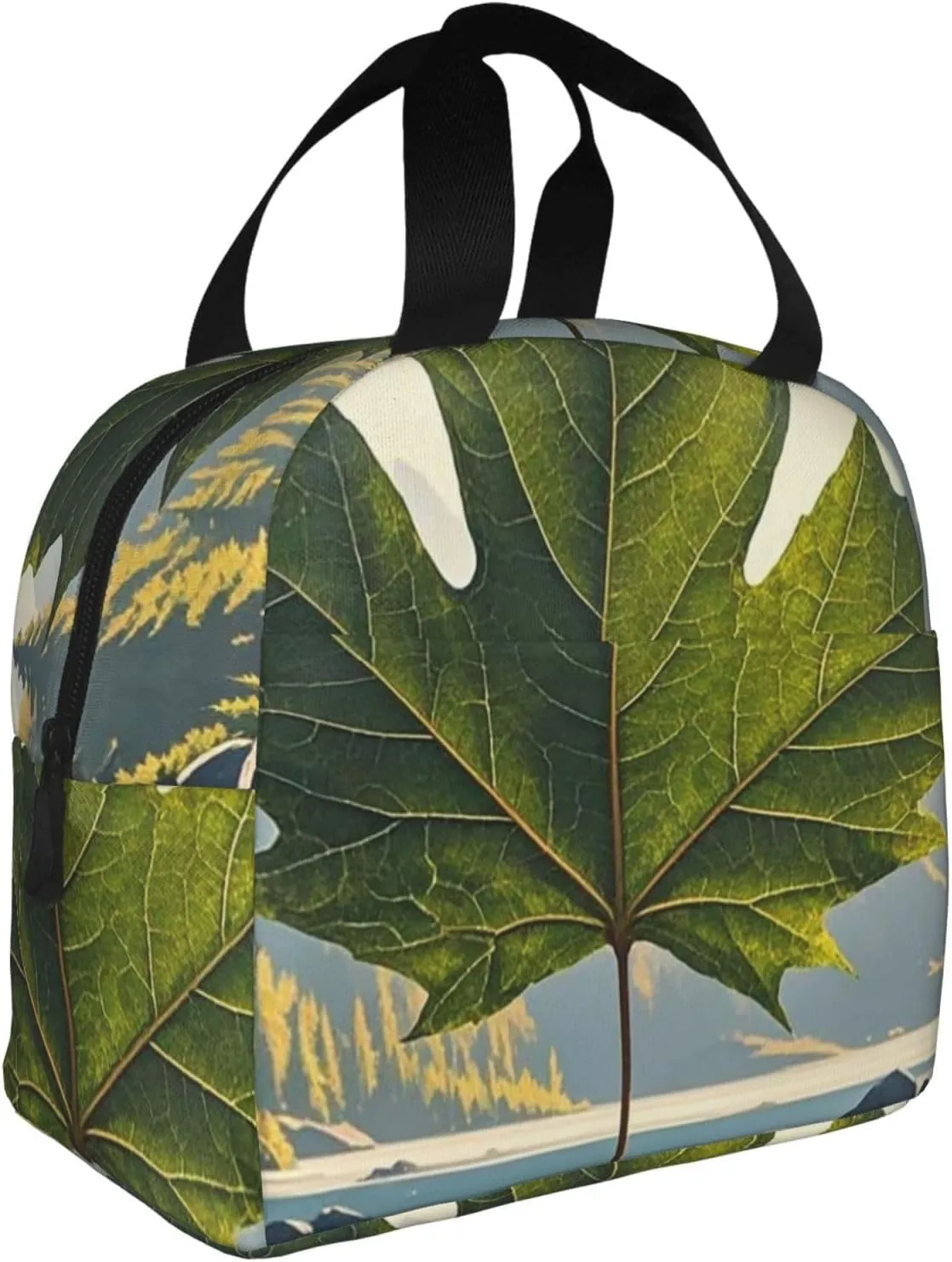 Lunch Bag Insulated Lunch Box for Women Men Canada maple leaf Reusable Lunch Tote Bag for Work Picnic Travel