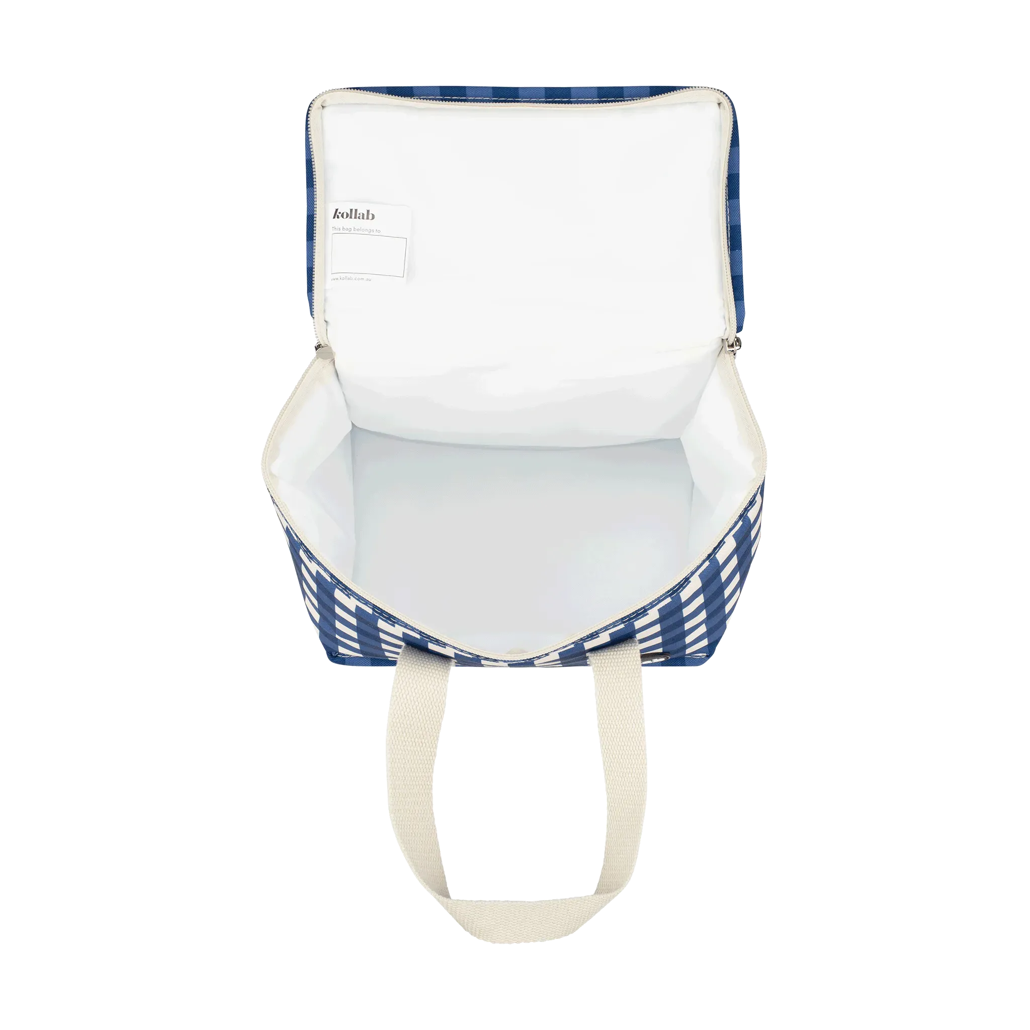 Lunch Box Blue Check