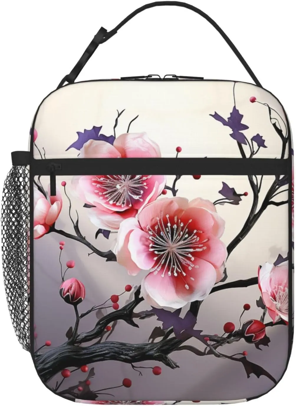 Lunch Box for Women Floral Temperate Zone Plant Lunch Bags for Men Lunchbox Insulated Lunch Bag Reusable Lunch Boxes