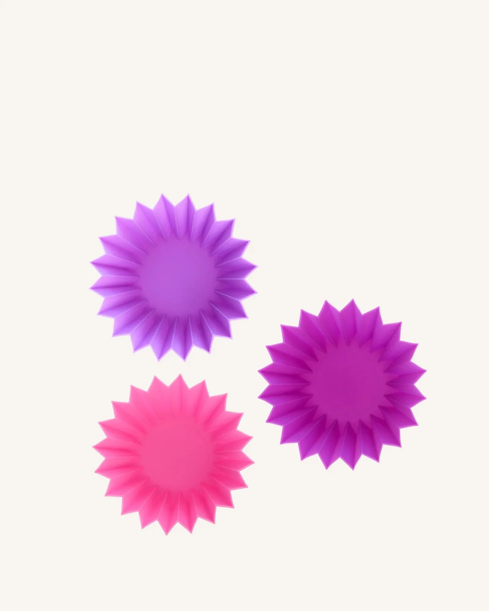 Lunch Punch Jumbo Silicone Cups - Assorted