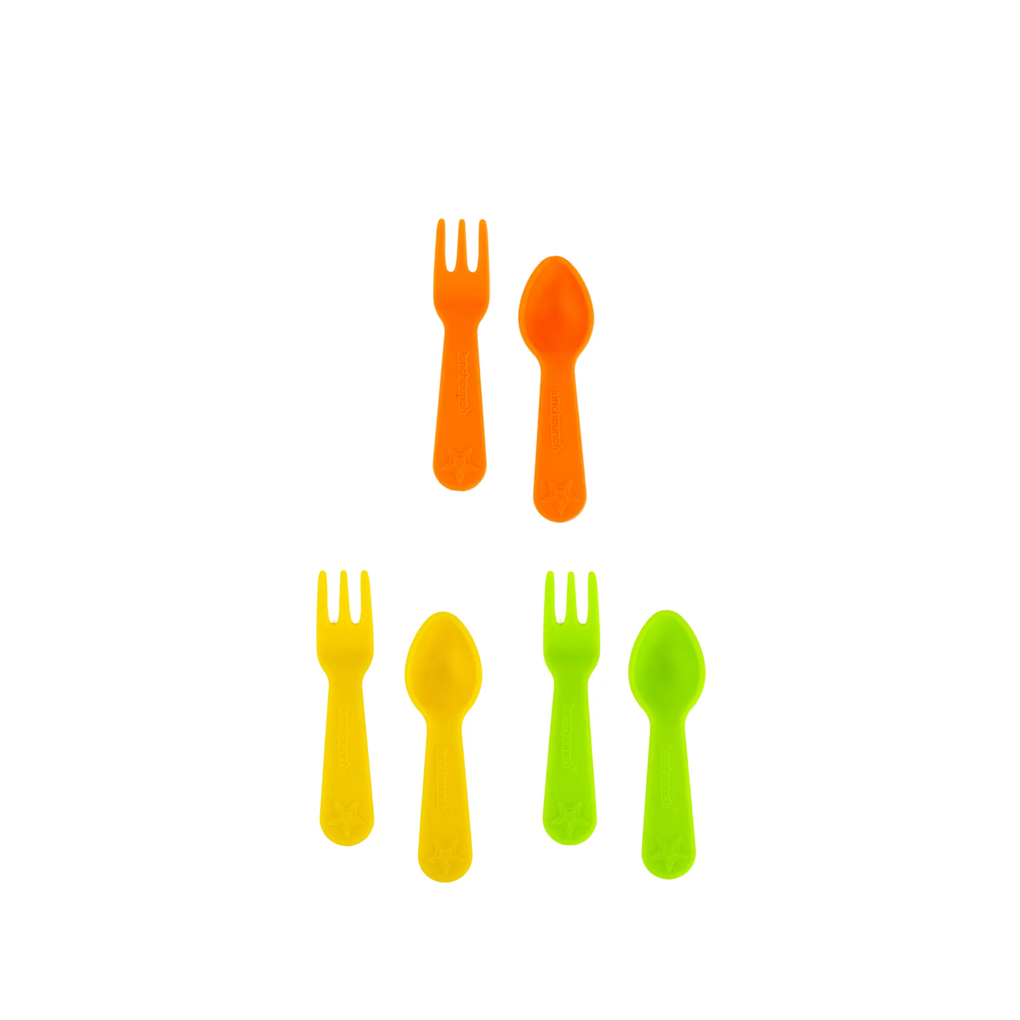 Lunch Punch Lunch Box Fork and Spoon Set - Assorted