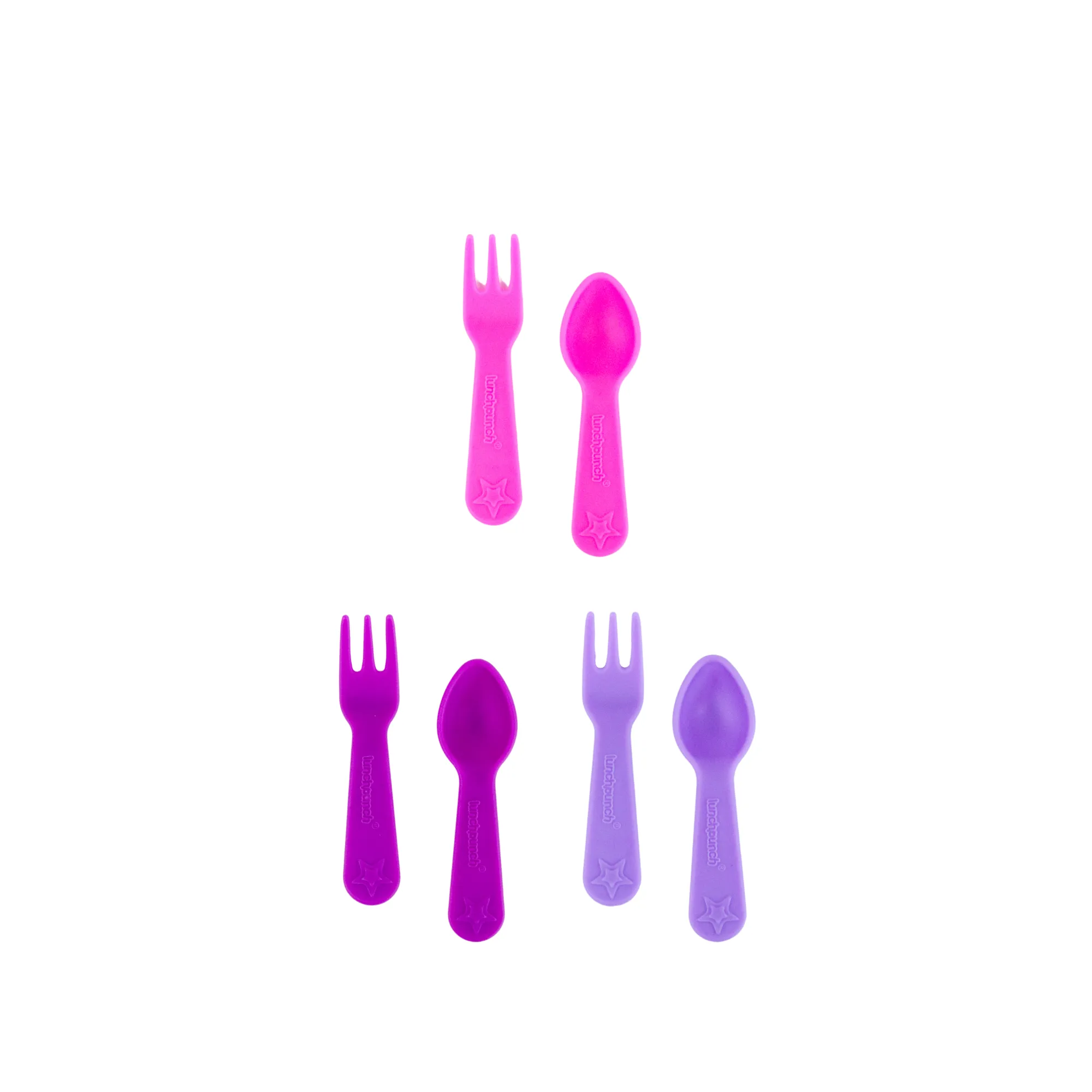 Lunch Punch Lunch Box Fork and Spoon Set - Assorted