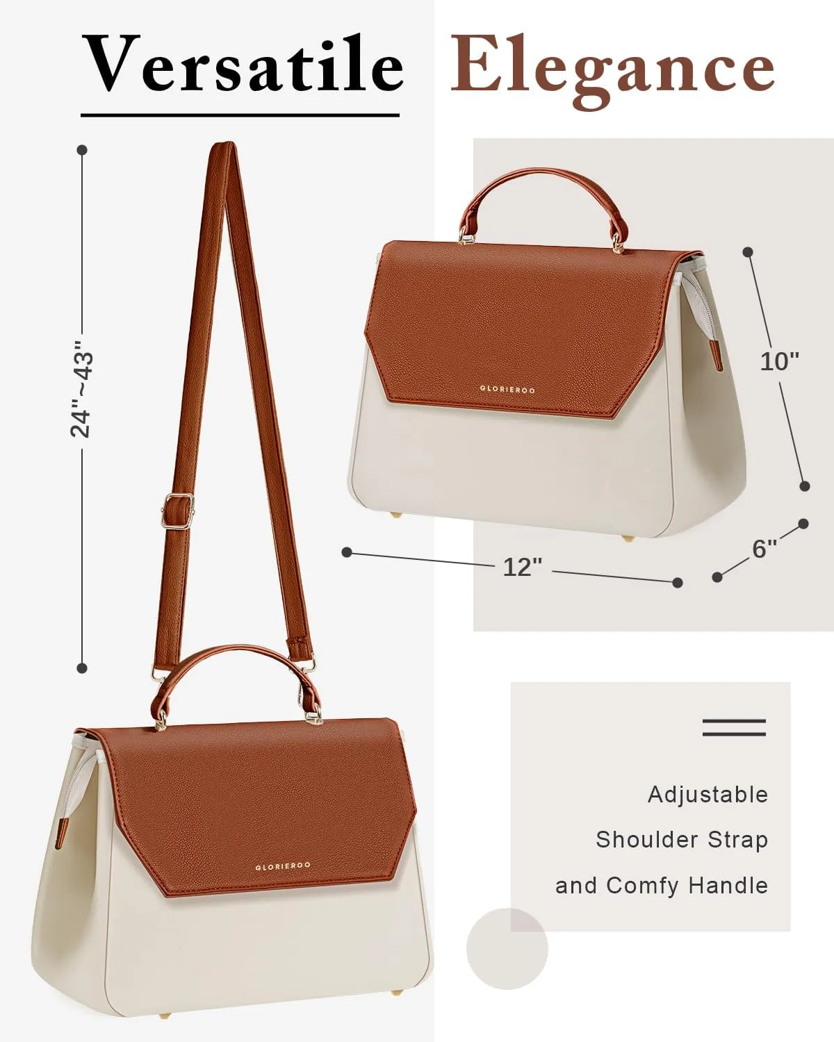 Luxury Lunch Bag Women - Adult Fashion Stylish Vegan Leather Insulated Leakproof Lunch Box with Removable Strap for Work - Teacher Mothers Day Christmas Gifts for Women