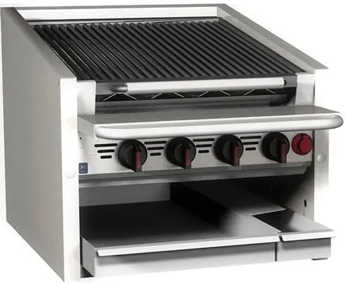 Magikitch'n Coal Charbroiler 24" wide - CM-SMB-624