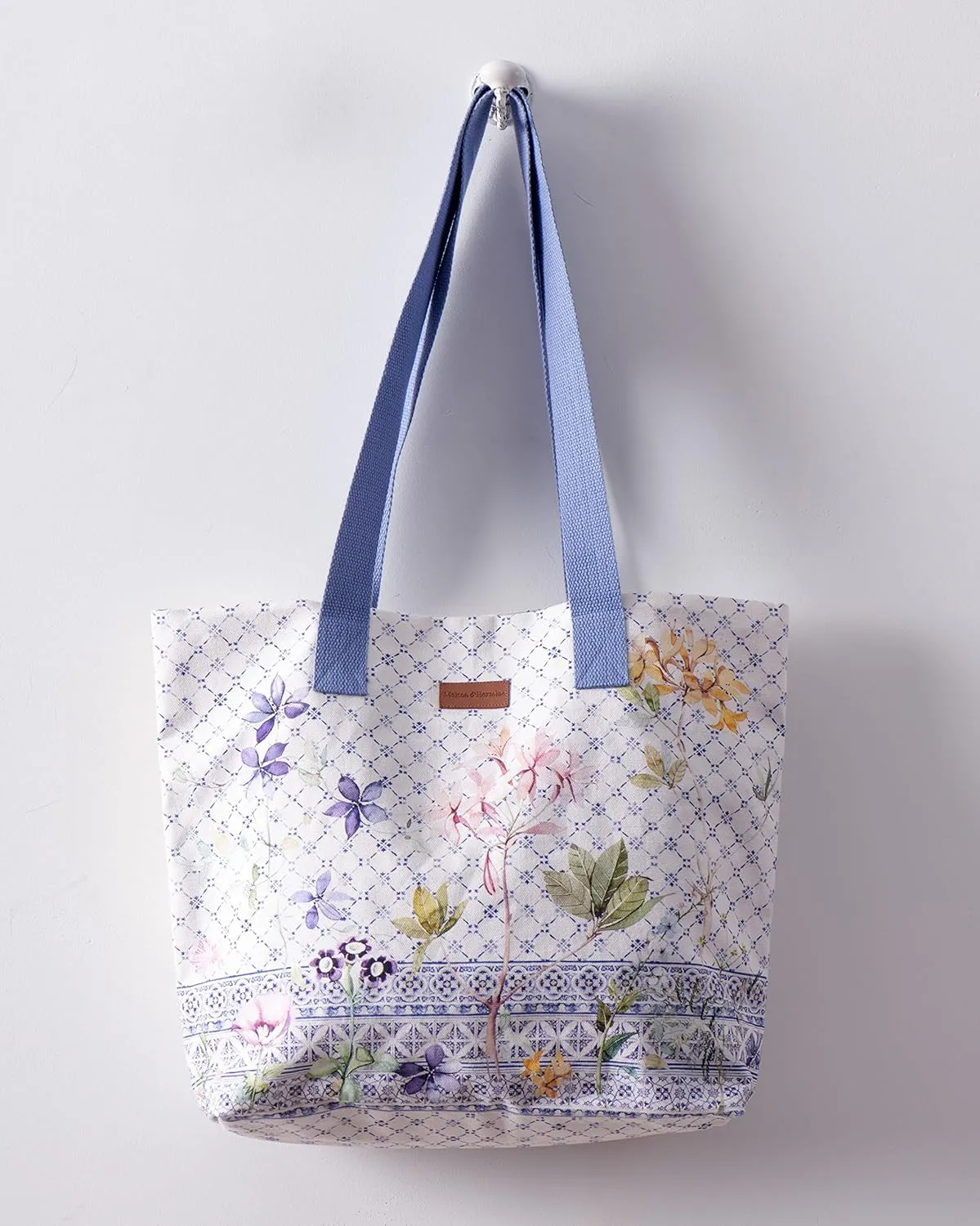 Maison d' Hermine Canvas Tote Bag 100% Cotton Canvas Reusable Shoulder Grocery Bag for Shopping Perfect for Men Women